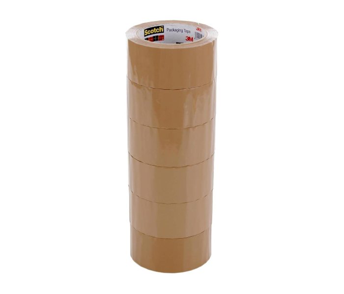 Value Collection 2 x 55m Brown Hot Melt Adhesive Packaging Tape