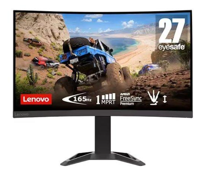 Lenovo G27c-30 27inch 165Hz Curved Gaming Monitor - Black - Zoom Image 1