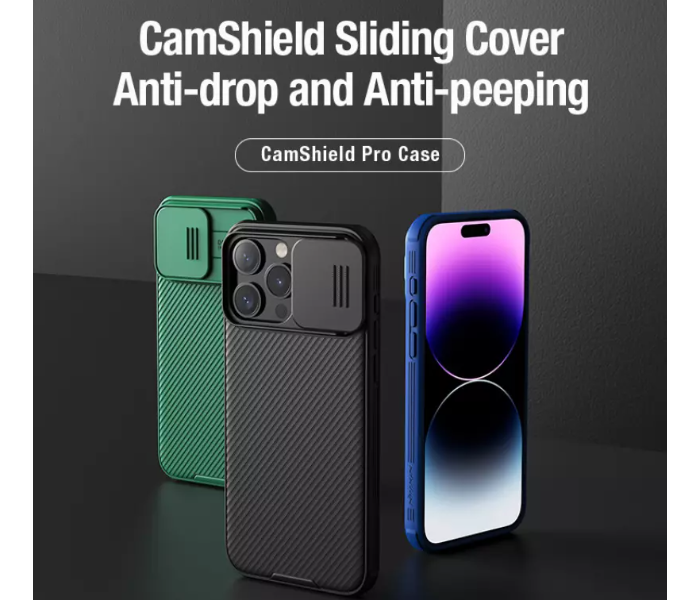 Nillkin CamShield Pro cover case for Apple iPhone 15 Pro - Black - Zoom Image 2