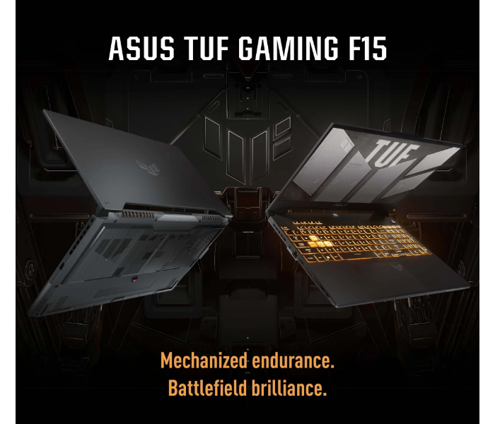 Asus Tuf Gaming F15 FX507ZV4-LP052W 15.6 Inch FHD Display Intel Core i7 12th Gen Processor 16GB RAM 1TB SSD 8GB NVIDIA RTX 4060 Windows 11 Home Gaming Notebook- Grey  - Zoom Image 4