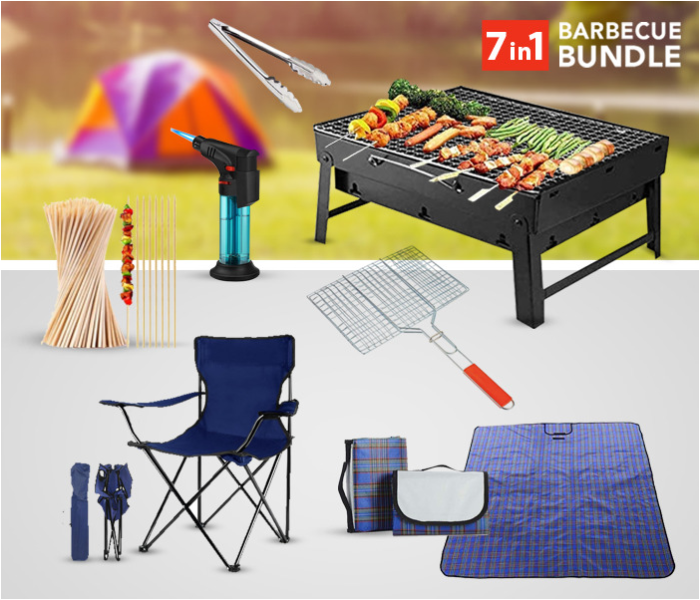 Bundle 1 PCs Set FNOutdoor Portable Barbeque Charcoal Image