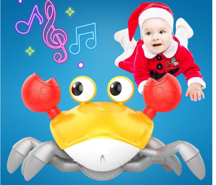 Crawling Crab Baby Toy with Music and smart Obstacle Avoidance - Zoom Image 2