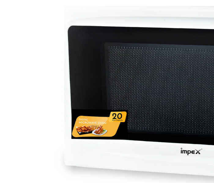 Impex MO 8101 20L Digital Mircrowave Oven - White and Black - Zoom Image 2