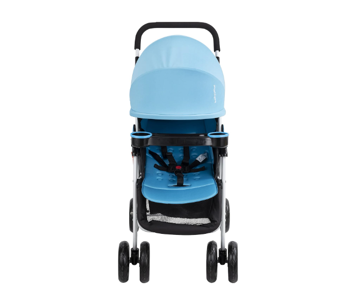 Baby Plus BP8456-BLUE Sunshade Canopy Pram Stroller - Sky blue and Black - Zoom Image 3