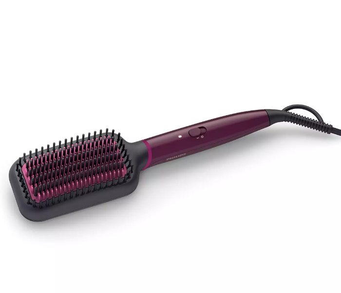 Philips BHH730/03 5000 Series Heated Hair Straightening Brush - Dark Wine - Zoom Image 1