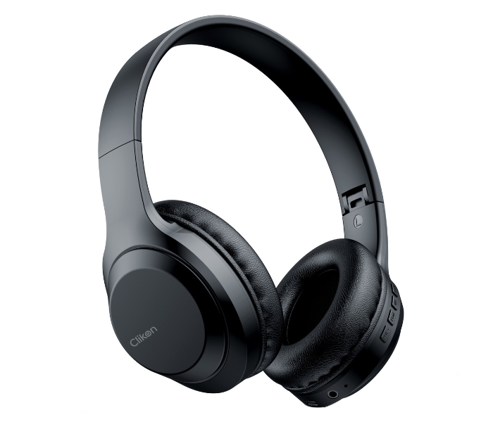 Clikon CK861 Super Light Wireless Foldable Headphones - Black - Zoom Image