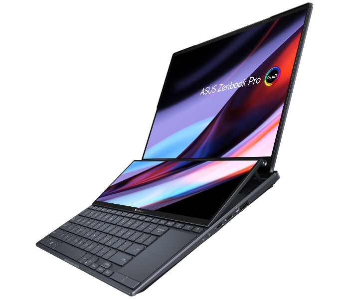 Asus Zenbook Pro 14 Duo OLED UX8402VV-OLEDI9TB Intel Core i9 13th Gen 14.5inch 32GB RAM 1TB SSD 8GB NVIDIA GeForce RTX 4060 Graphics English Arabic Keyboard Win 11 Home - Black - Zoom Image 4