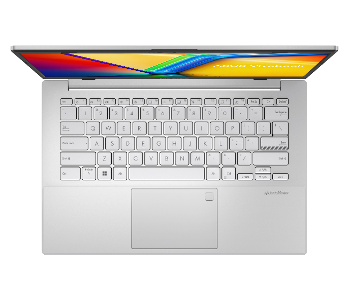 Asus Vivobook GO 14 E1404GA-NK039W 14 inch FHD i3-N305 8GB 256GB UFS 2.1 SSD English Arabic Keyboard Windows 11 Home - Cool Silver - Zoom Image 4