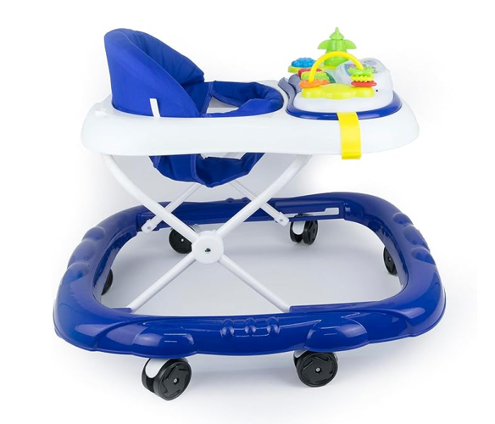 Baby Plus BP8992-WHT/NAVY Baby Walker - White and Navy - Zoom Image 3