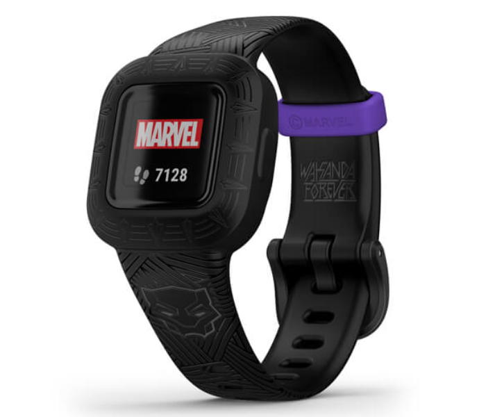 Garmin 010-02441-10 Vivofit Jr.3 Marvel Black Panther Smart Watch - Black - Zoom Image 1