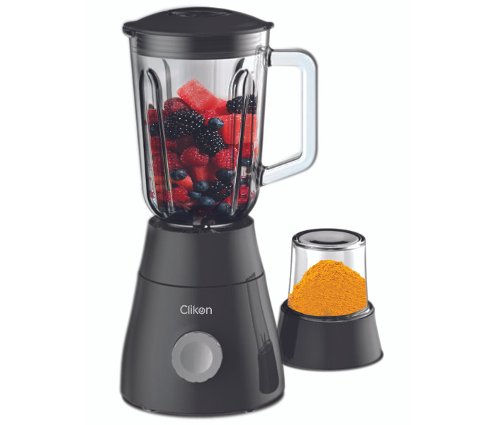 Clikon CK2674 600W 2 in 1 Glass Blender - Black - Zoom Image