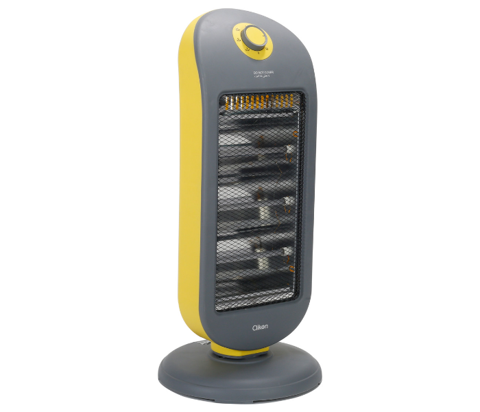 Clikon CK4242 Quartz Heater with Three Heat Settings - Grey and Yellow - Zoom Image 2