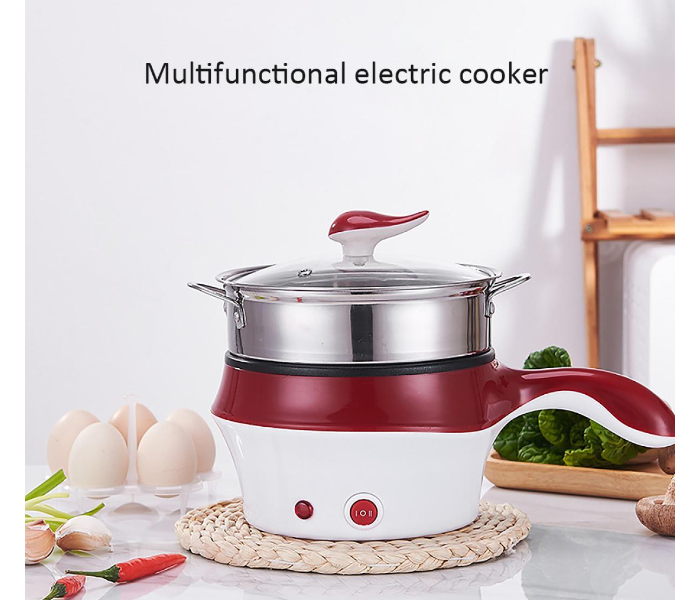 Double Layer Cooking Pot Small Electric Pot Multifunctional Steam Pot - Zoom Image 3