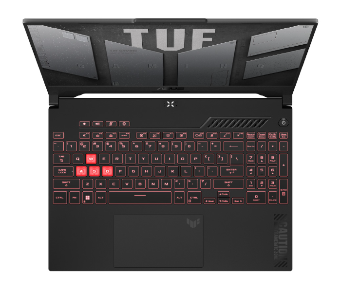 Asus TUF A15 FA507NV-LP023W 15.6" FHD 16GB RAM 512GB SSD AMD Ryzen 7 7735HS Mobile Processor  NVIDIA GeForce RTX 4060 Laptop GPU Backlit Chiclet Keyboard Windows 11 Home Gaming Laptop - Mecha Gray - Zoom Image 5