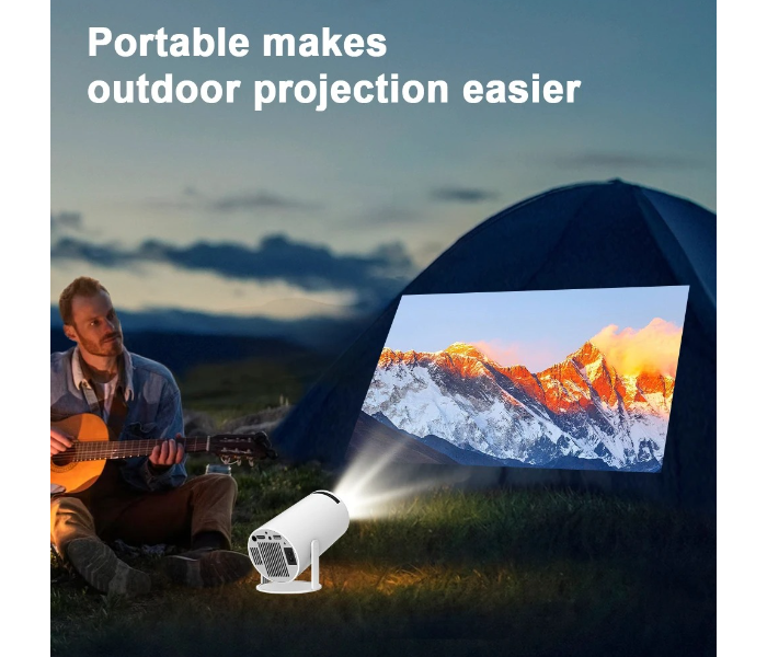 Portable High Quality Transpeed 4K Ultra HD Android 11 Dual Wifi 1080P  Home Cinema Indoor Outdoor Projector - Zoom Image 4