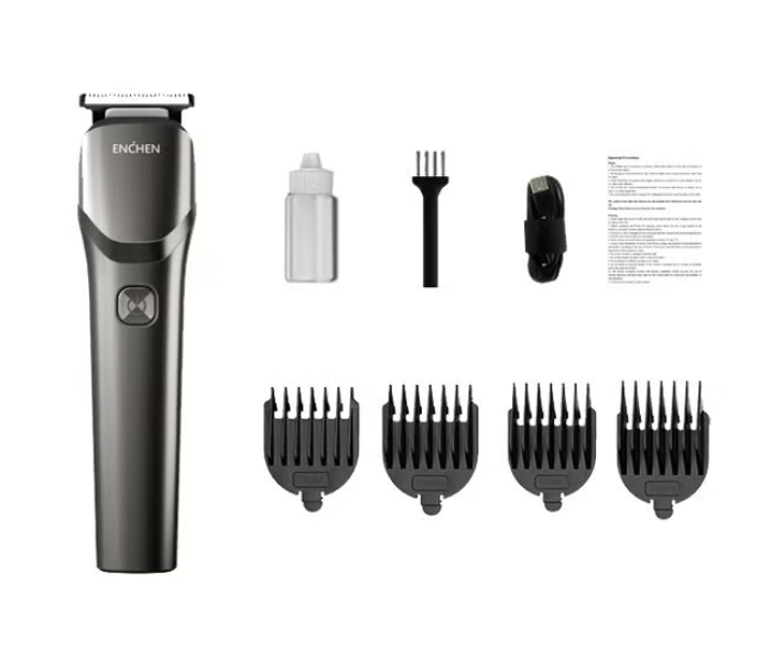 ENCHEN Beardo 2 Multifunctional High Quality Waterproof Cordless Professional Hair Clippers - Black - Zoom Image 2