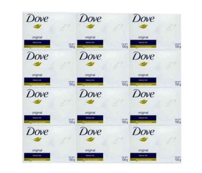 Dove 12-Piece Original Beauty Soap Bar - Zoom Image