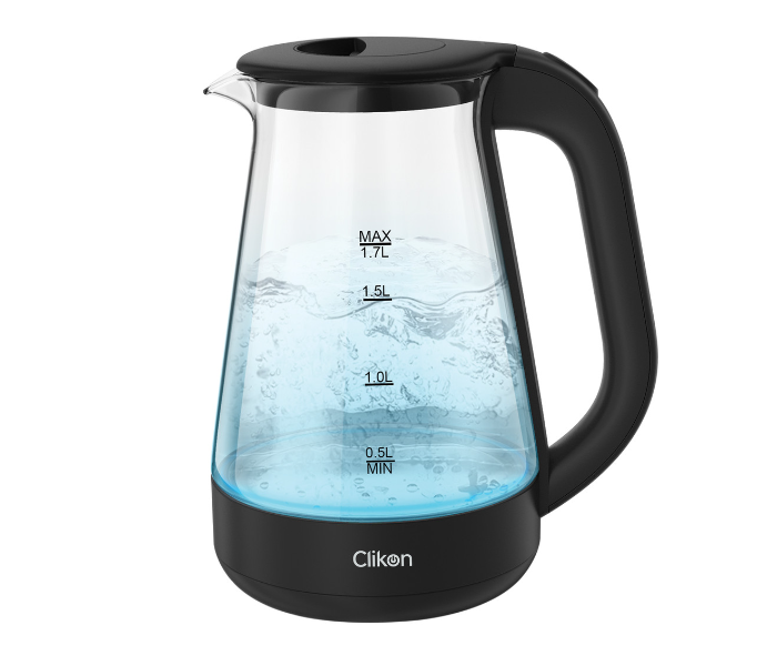 Clikon CK5147 1.7L Glass Kettle with LED Indicator - Zoom Image 1