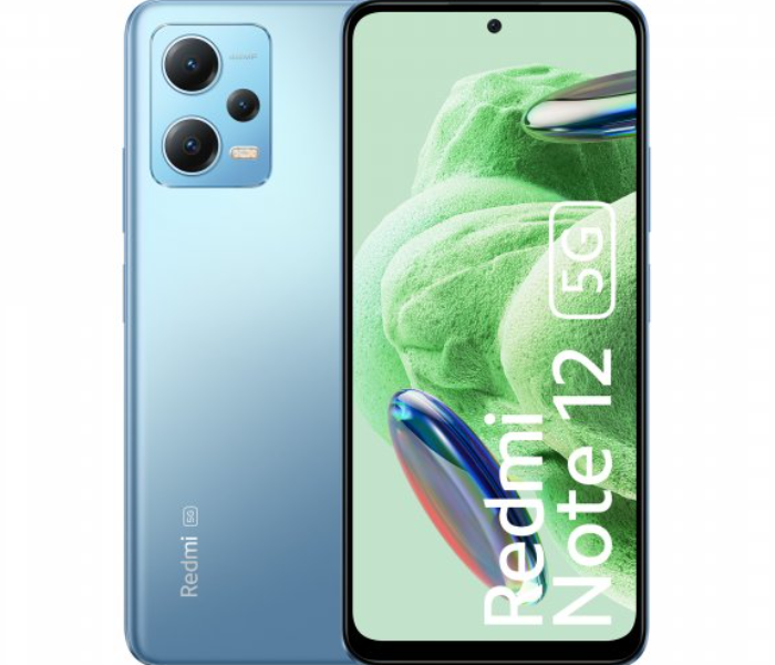 Xiaomi Redmi Note 12 5G 8GB RAM 256GB with 120Hz Super AMOLED and Snapdragon 4 Gen 1 - Ice Blue - Zoom Image