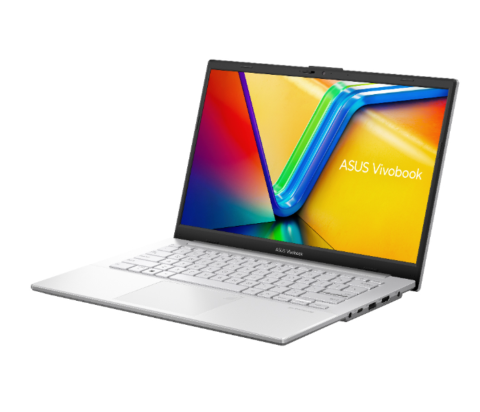 Asus Vivobook GO 14 E1404GA-NK039W 14 inch FHD i3-N305 8GB 256GB UFS 2.1 SSD English Arabic Keyboard Windows 11 Home - Cool Silver - Zoom Image 3