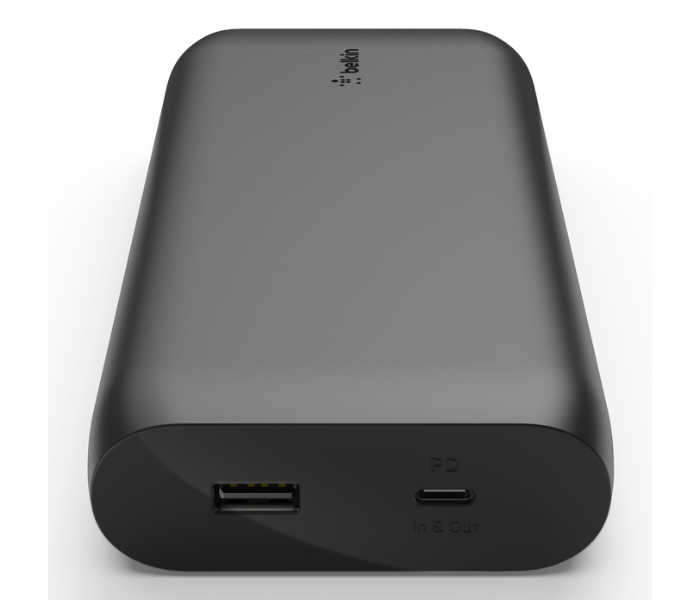 Belkin BPB002btBK BoostCharge USB-C PD 20k mAh Power Bank - Black - Zoom Image 3