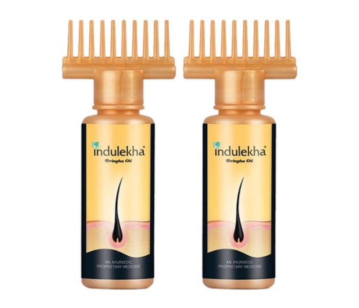 INDULEKHA Pack Of 2 Bringha Hair Oil - Zoom Image