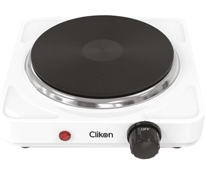 Clikon CK4294 1000W Single Hot Plate - White - Zoom Image