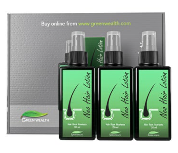 Green Wealth Pack Of 3 Green Wealth Neo Hair Lotion - Zoom Image