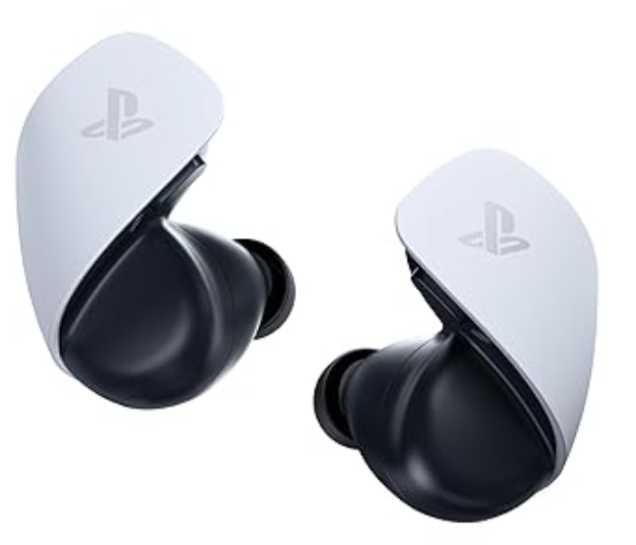 Sony PS5 Pulse Explore Wireless Earbuds - Black and White - Zoom Image 3