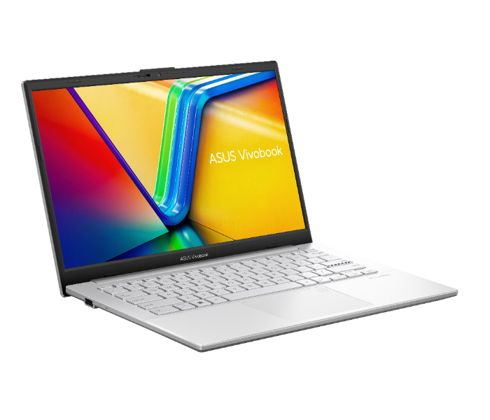 Asus Vivobook GO 14 E1404GA-NK039W 14 inch FHD i3-N305 8GB 256GB UFS 2.1 SSD English Arabic Keyboard Windows 11 Home - Cool Silver - Zoom Image 2