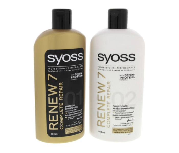 SYOSS Pack Of 2 Renew 7 Complete Repair Shampoo And Conditioner - Zoom Image