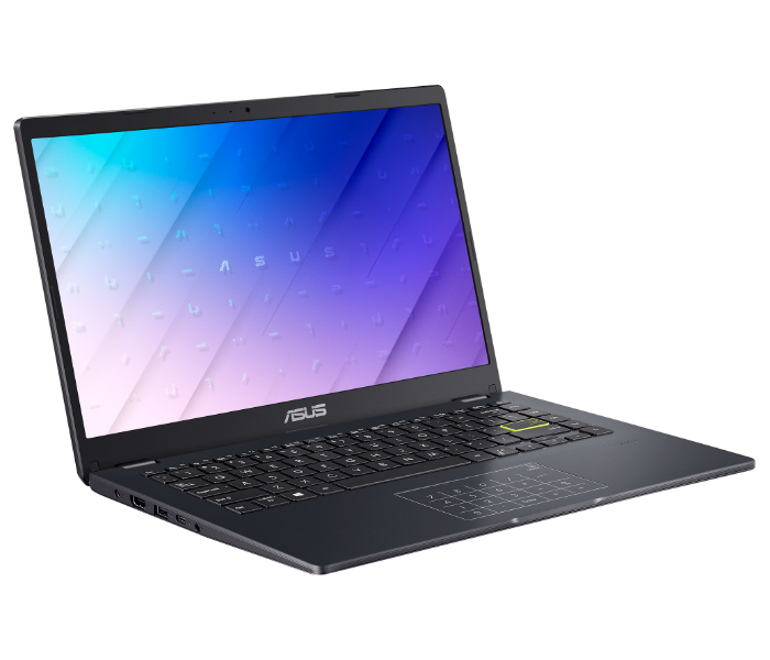 Asus Vivobook Go 14 E410MA-EK1284W Intel Celeron N4020 14" FHD 4GB RAM 128GB SSD Shared Intel UHD Graphics 600 Windows 11Home English-Arabic Keyboard - Peakock Blue - Zoom Image 4