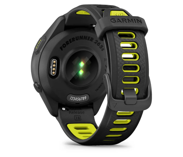 Garmin 010-02810-13 Forerunner 265S With Black Bezel And Black/Amp Yellow Silicone Strap Smart Watch - Zoom Image 6