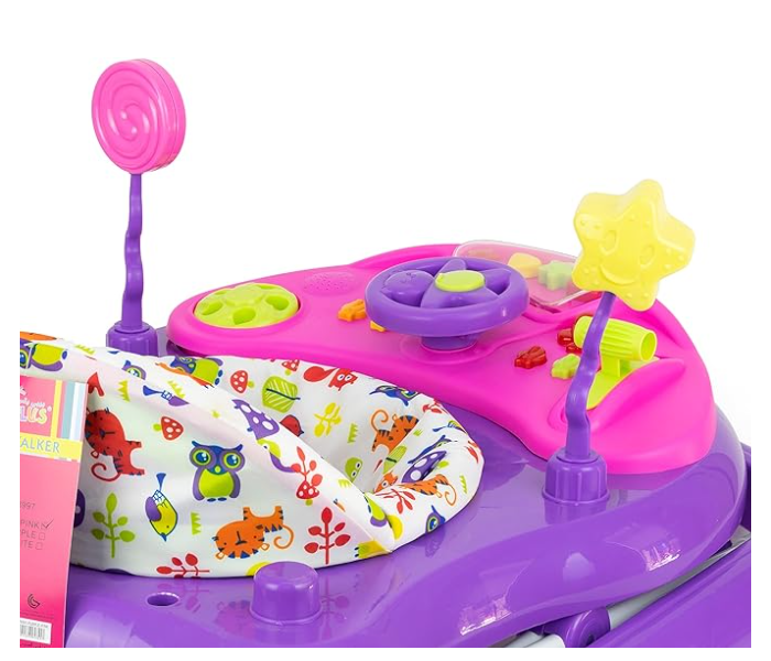 Baby Plus BP8997-PUR/PINK Baby Walker - Purple and Pink - Zoom Image 5