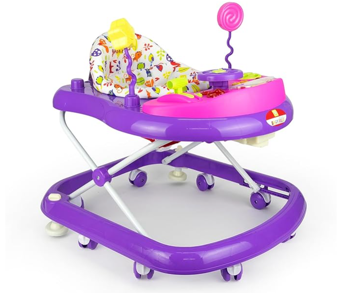 Baby Plus BP8997-PUR/PINK Baby Walker - Purple and Pink - Zoom Image 1