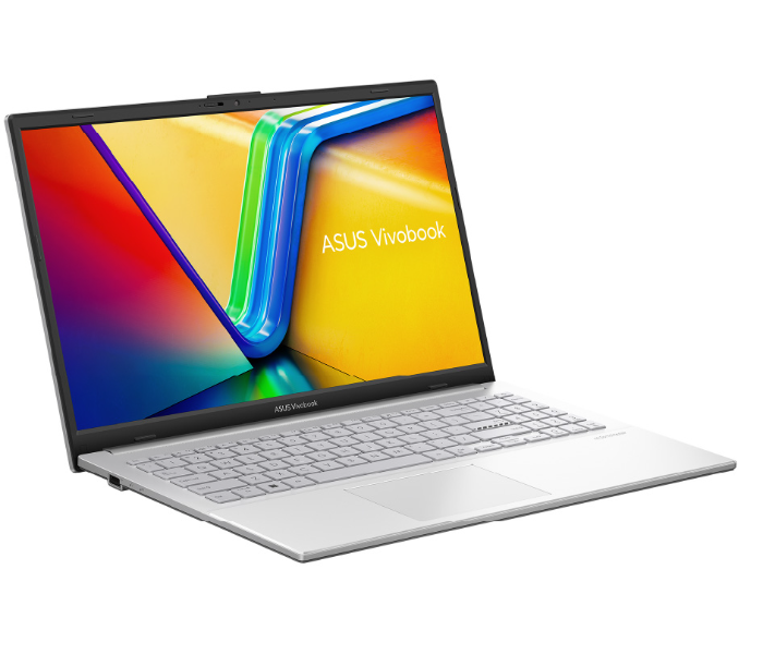 Asus Vivobook Go 15 E1504GA-NJ233W 15.6inch FHD Intel Core i3-N305  8GB RAM 256GB SSD Shared Intel UHD Graphics English-Arabic Keyboard Windows 11 Home - Silver - Zoom Image 3