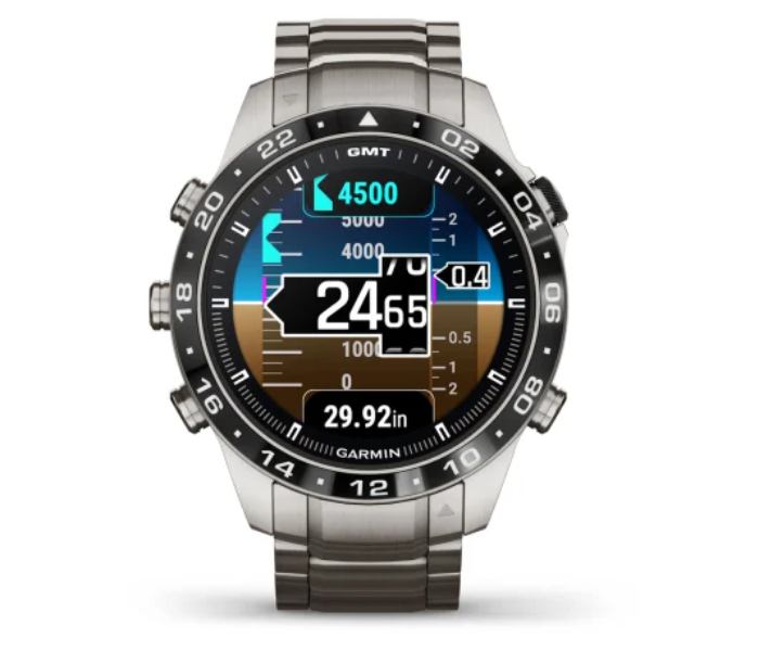 Garmin 010-02648-01 Marq Aviator Gen 2 Titanium - Silver - Zoom Image 6