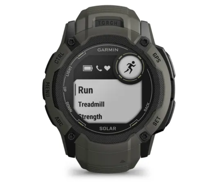 Garmin 010-02805-05 Instinct 2X Solar Standard Edition GPS Smart Watch - Moss - Zoom Image 3