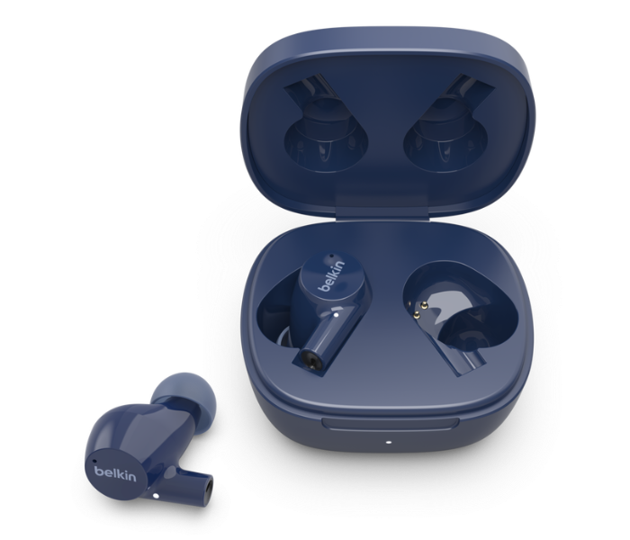 Belkin AUC004BTBL SOUNDFORM Rise True Wireless Earbuds - Blue - Zoom Image 3