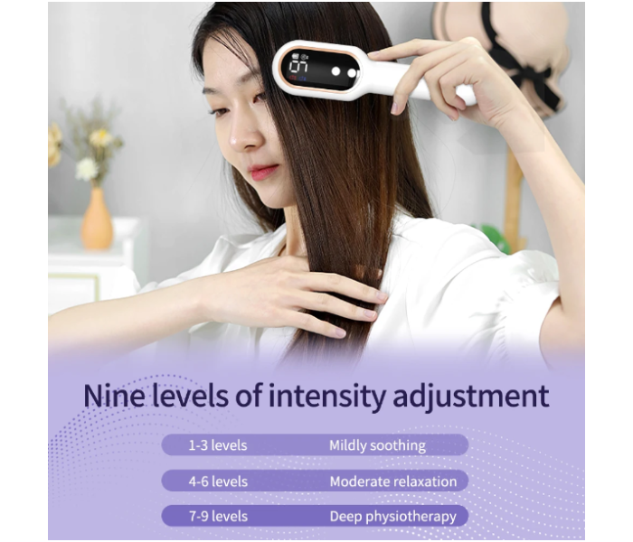 Electric Phototherapy Massage Comb for Hair Growth Anti-Hair Loss Hair Follicle Anti-Dense Treatment Massager - Zoom Image 3