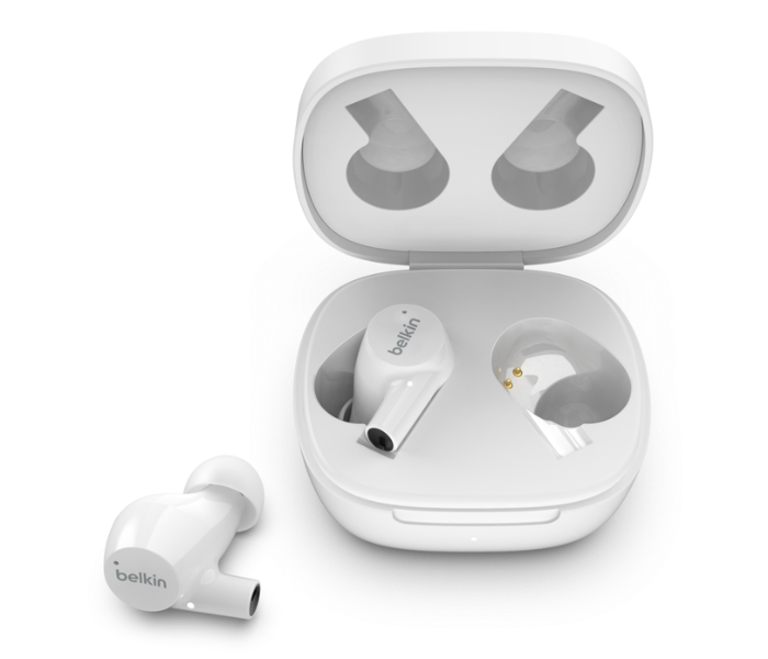 Belkin AUC004BTWH SOUNDFORM Rise True Wireless Earbuds - White - Zoom Image 3