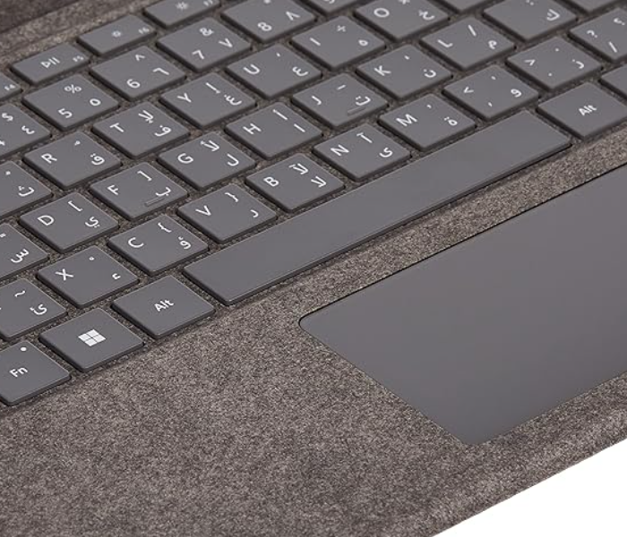 Microsoft 8XA-00074 Surface Pro Signature English Arabic Keyboard - Platinum - Zoom Image 3