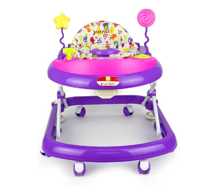 Baby Plus BP8997-PUR/PINK Baby Walker - Purple and Pink - Zoom Image 2