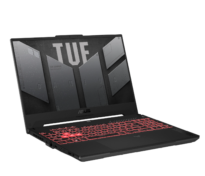 Asus TUF A15 FA507NV-LP023W 15.6" FHD 16GB RAM 512GB SSD AMD Ryzen 7 7735HS Mobile Processor  NVIDIA GeForce RTX 4060 Laptop GPU Backlit Chiclet Keyboard Windows 11 Home Gaming Laptop - Mecha Gray - Zoom Image 4