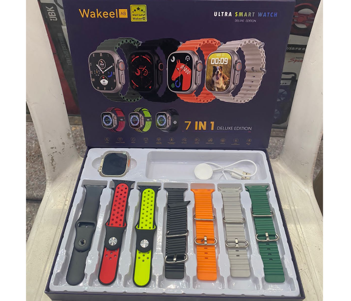 Wakeel 7 in 1 luxury smart watch Comb Special edition - Zoom Image 2