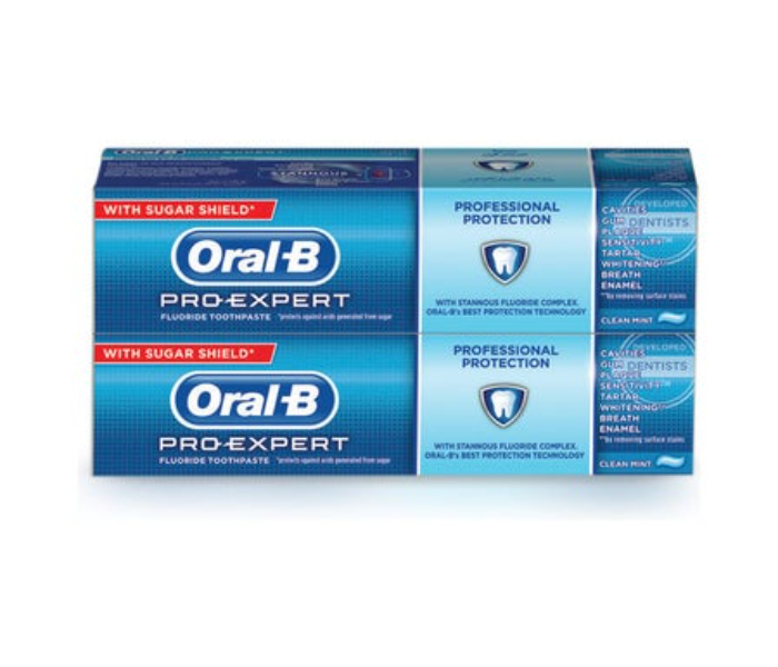 Oral B Pack Of 2 Pro-Expert Professional Protection Clean Mint Toothpaste - Zoom Image