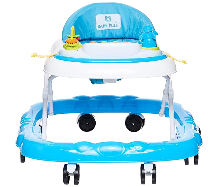 Baby Plus BP8992-WHT/BLUE Baby Walker - White and Blue - Zoom Image 2