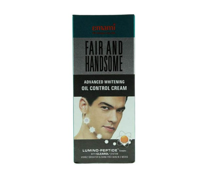 emami Fair And Handsome Advanced Whitening Oil Control Cream - Zoom Image