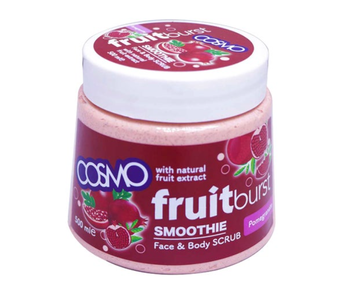 COSMO 12-Piece Fruit burst Smoothie Face And Body Scrub With Pomegranate - Zoom Image