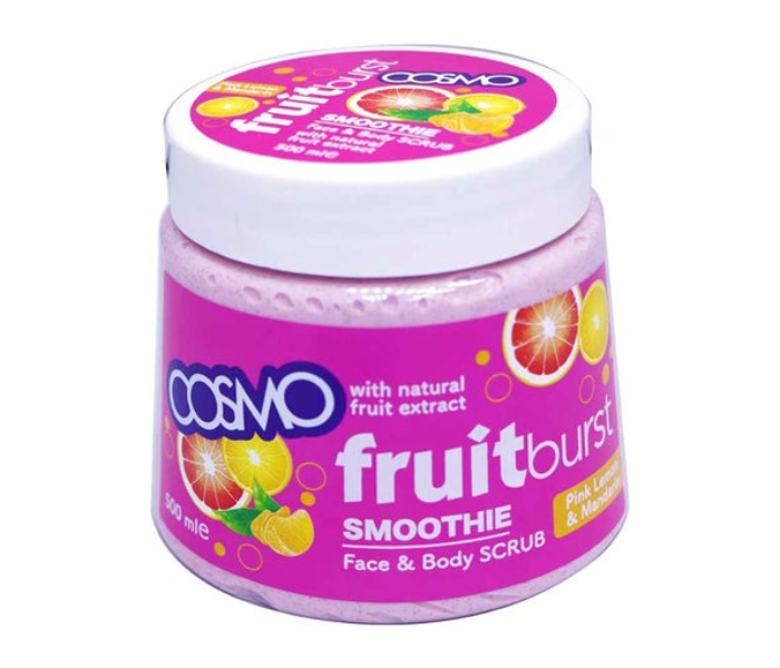 COSMO 12-Piece Fruitburst Smoothie Face And Body Scrub With Mandarin Orange And Lemon - Zoom Image